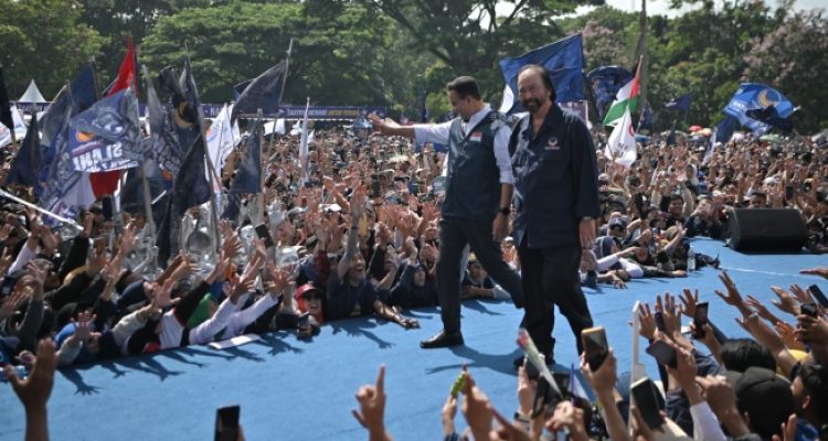 JK kemudian Surya Paloh Hadiri Kampanye Akbar Anies pada Bandung